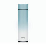 Stainless steel vacuum flask, Blue, 400 ml, Reer