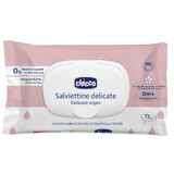 Serviettes humides sans alcool, + 0 mois, 72 pièces, Chicco