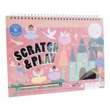 Libro de actividades Scratch & Play Enchanted, 3 años+, Floss & Rock