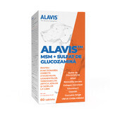 MSM + Glucosamina sulfato para perros, 60 comprimidos, Alavis