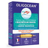 Magnesio Marino AquaMag y Plasma Marino Hipertónico, Oligocean, 30 viales x 10ml, SuperDiet