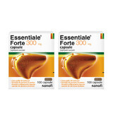 Essentiale Forte, 300 mg, 2 x 100 cápsulas, Sanofi