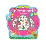 Princess 3D fluffy stickers, +3 years, Avenir