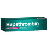 Crema de hepatrombina, 500 UI/g, 75 g, Stada