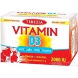 TEREZIA Vitamine D3 2000 IU 1×90 tbl, voedingssupplement