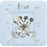 CEBA Disney Minnie & Mickey Azul 1×1 piezas Suave alfombrilla de recambio para cómoda (75x72)