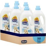 6x CHICCO Balsam de rufe concentrat Sweet Powder 1,5 l (60 spălări) 6×1500 ml, balsam de rufe