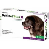 DEHINEL PLUS XL 2TBL A.U.V. 1×2 tbl, medicamento para perros