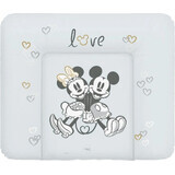 CEBA Disney Minnie & Mickey Suave alfombrilla de recambio para cómoda (85x72) Disney Minnie & Mickey Gris 1×1 ud.