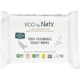 Eco by Naty Wet wipes with fragrance-free toilet paper function 1×42 pcs, wet wipes