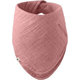 BIBS Bandana muslin bib in organic cotton, Dusty Pink 1×1pc, bib pink