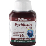 MedPharma PYRIDOXIN 20 mg (vitamin B6) 1×67 tbl, 60+7 free