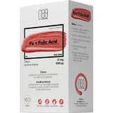 nesVITAMINS Fe 21 mg + Ácido Fólico 600 µg 1×60 cps, complemento alimenticio