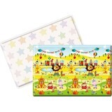 LALALU Playmat PREMIUM Pequeño, 140 x 140 x 1,2 - Feliz Cumpleaños 1×1 ud.