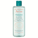 Agua micelar para pieles grasas con tendencia acneica Cleanance, 400 ml, Avene