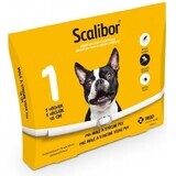 SCALIBOR Cinta protectora 1×1 ud, collar antiparasitario 48 cm