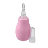 Aspiratore nasale con punta in silicone, +0 mesi, Rosa, Babyono