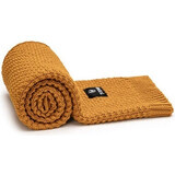 T-TOMI Knitted blanket Curry 1×1 pc, knitted blanket