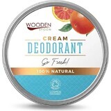 Wooden Spoon Desodorante Natural en crema Go Fresh! 60 ml 1×60ml 1×60ml, desodorante en crema