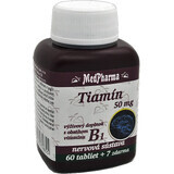 MedPharma TIAMINE 50 mg (vitamin B1) 1×67 tbl, 60+7 free