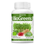 BioGreens SuperFood Bio mit Sprossen, Algen und Trieben, 120 Kapseln, Zenyth