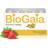 BioGaia ProTectis 1×10 unidades, comprimidos masticables - sabor fresa