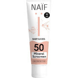 NAÏF Protector Solar SPF 50 para Niños y Bebés 1×30 ml, protección solar