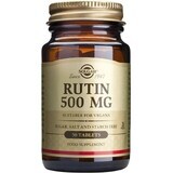 Solgar Rutina 500 mg dosis diaria alta, 50 comprimidos 1×50 tbl, complemento alimenticio