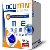 OCUTEIN BRILLANT Luteína 25 mg - DA VINCI Lote 1×1, complemento alimenticio 120 cps + regalo