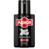 ALPECIN Grey Attack Champú 1×200 ml, champú contra las canas