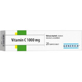 GENERICA Vitamina C 1000 mg 1×20 tbl, vitamina C