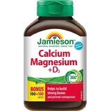 JAMIESON CALCIO, MAGNESIO CON VITAMINA D3 1×120 tbl, calcio + magnesio + vitamina D3