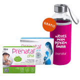 Prenatal Uno Set, 30 cápsulas + 30 cápsulas + Prenatal DHA, 30 cápsulas + frasco de regalo