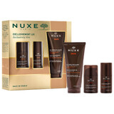 Set Nuxe Men, gel hidratante facial 50 ml + desodorante roll-on 50 ml + gel de ducha 200 ml