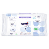 Seni Care Aqua, toallitas húmedas, cuidado, XXL, 48 unidades