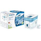 Brita Flow, dispensador de filtro de 8,2 l con grifo, azul + filtro Maxtra Pro Pure Performance, 1 ud.