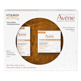 Avene Vitamina Cg Cuidado rejuvenecedor innovador para aclarar las hiperpigmentaciones, suero corrector e iluminador, 30 ml + crema iluminadora intensiva, 50 ml