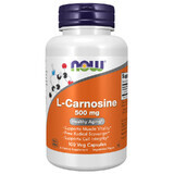 Now Foods L-Carnosine, L-Carnosina 500 mg, 100 cápsulas