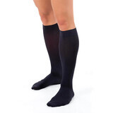 Ms Teresa, calcetines de viaje, antivaricosos, hombre, negro, talla S