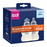 Lovi Medical+ set, biberón anticólico con tetina dinámica, mini, desde el nacimiento, 2 x 150 ml