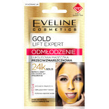 Eveline Cosmetics Gold Lift Expert Rejuvenation, luxury anti-wrinkle mask with 24k gold, 7 ml