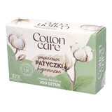 CottonCare, bastoncillos de algodón, 200 unidades