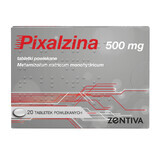 Pixalzine 500 mg, 20 film-coated tablets