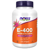 Now Foods E-400, vitamina E con tocoferoles mixtos, 250 cápsulas de gel