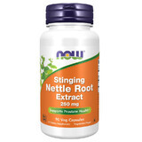 Now Foods Stinging Nettle Root Extract 250 mg, raíz de ortiga, 90 cápsulas vegetales