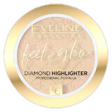 Eveline Cosmetics Feel the Glow, iluminador, nº 02, Beach Glow, 4,2 g