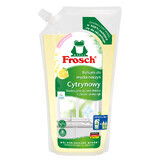 Loción lavavajillas Frosch, limón, recambio, 1000 ml