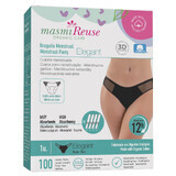 Masmi Elegant, braguitas menstruales, algodón orgánico, talla XL, 110-118 cm, 1 ud.