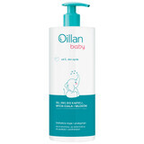 Oillan Bebé, gel de baño, cuerpo y cabello 3 en 1, desde el primer día de vida, 750 ml