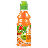 Kubuś Zumo para bebés 100%, a partir de 4 meses, manzana, zanahoria, 300 ml